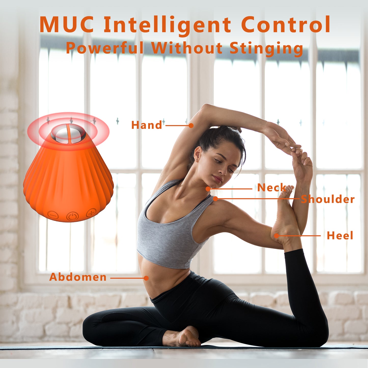 LassRoka Electric Trigger Point Massager - 5 Modes, 10 Intensity Levels, Arthritis Pain Relief